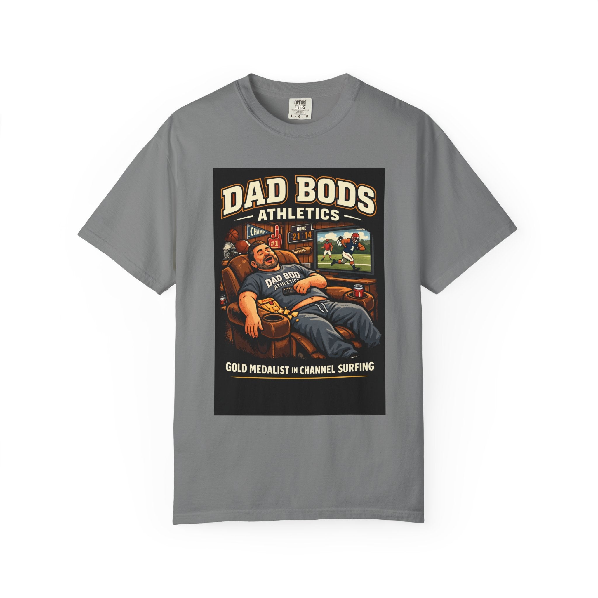 Funny Dad Shirt | Dad Bod Built by BBQ & Beer | Dad Bods Athletics | Father's Day Gift