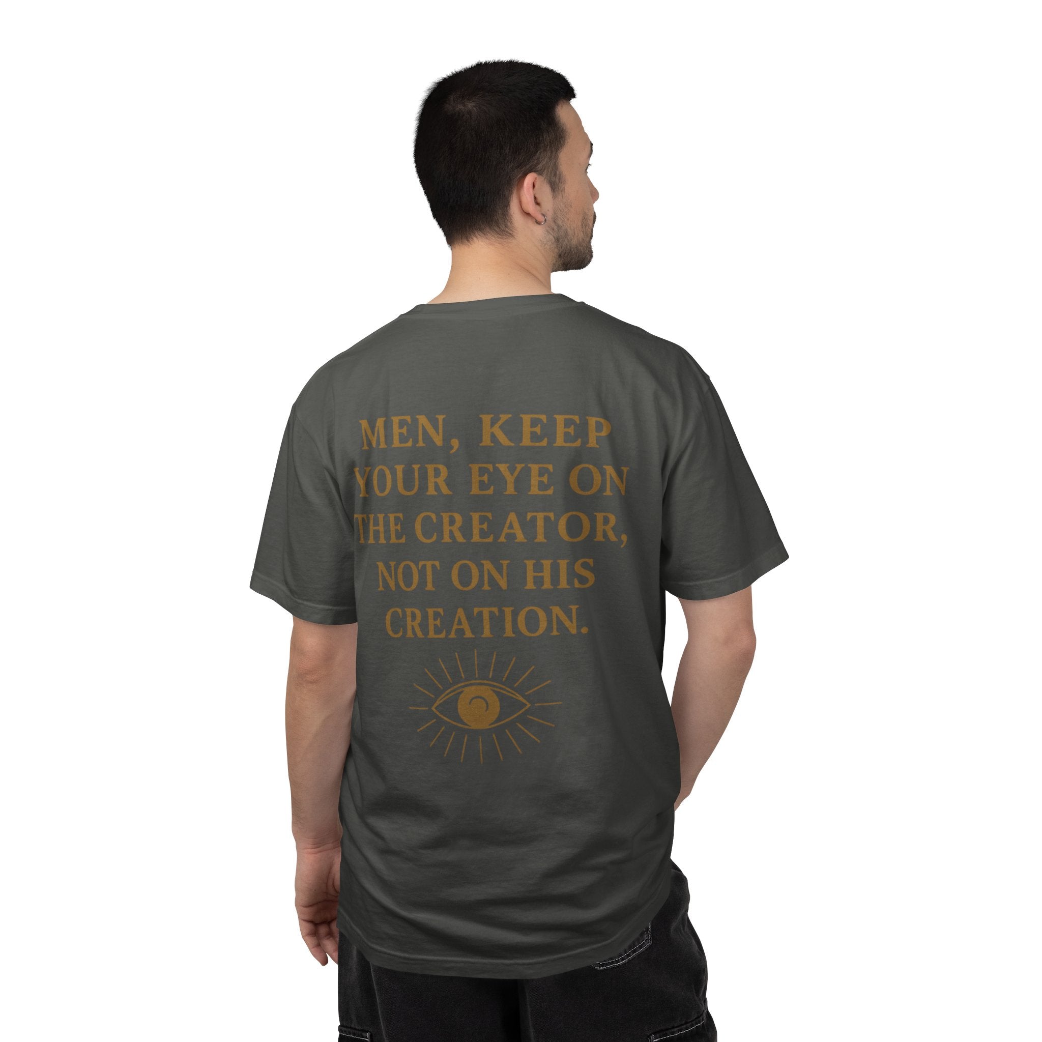 Christian T-Shirt | STILL "Men Keep Your Eye On" | Faith Apparel for Men | STILL Collection