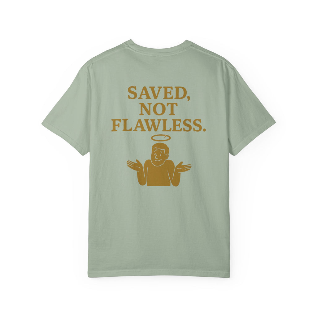 Christian T-Shirt | STILL "Saved Not Flawless" Men's | Faith Apparel | STILL Collection