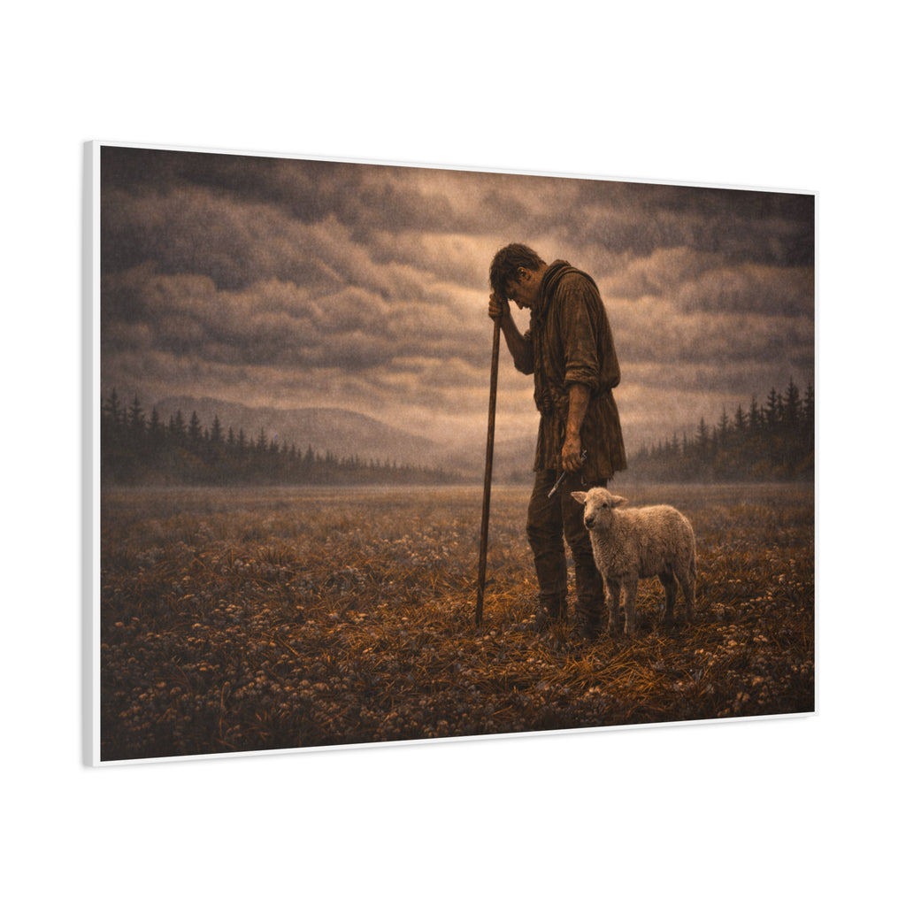 Stormy Meadow Wall Art | "The Weight" #4 of 12 | Inspirational Canvas Print | Fine Art