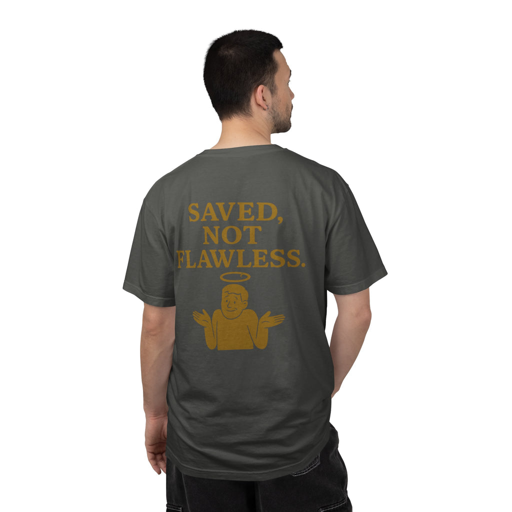 Christian T-Shirt | STILL "Saved Not Flawless" Men's | Faith Apparel | STILL Collection