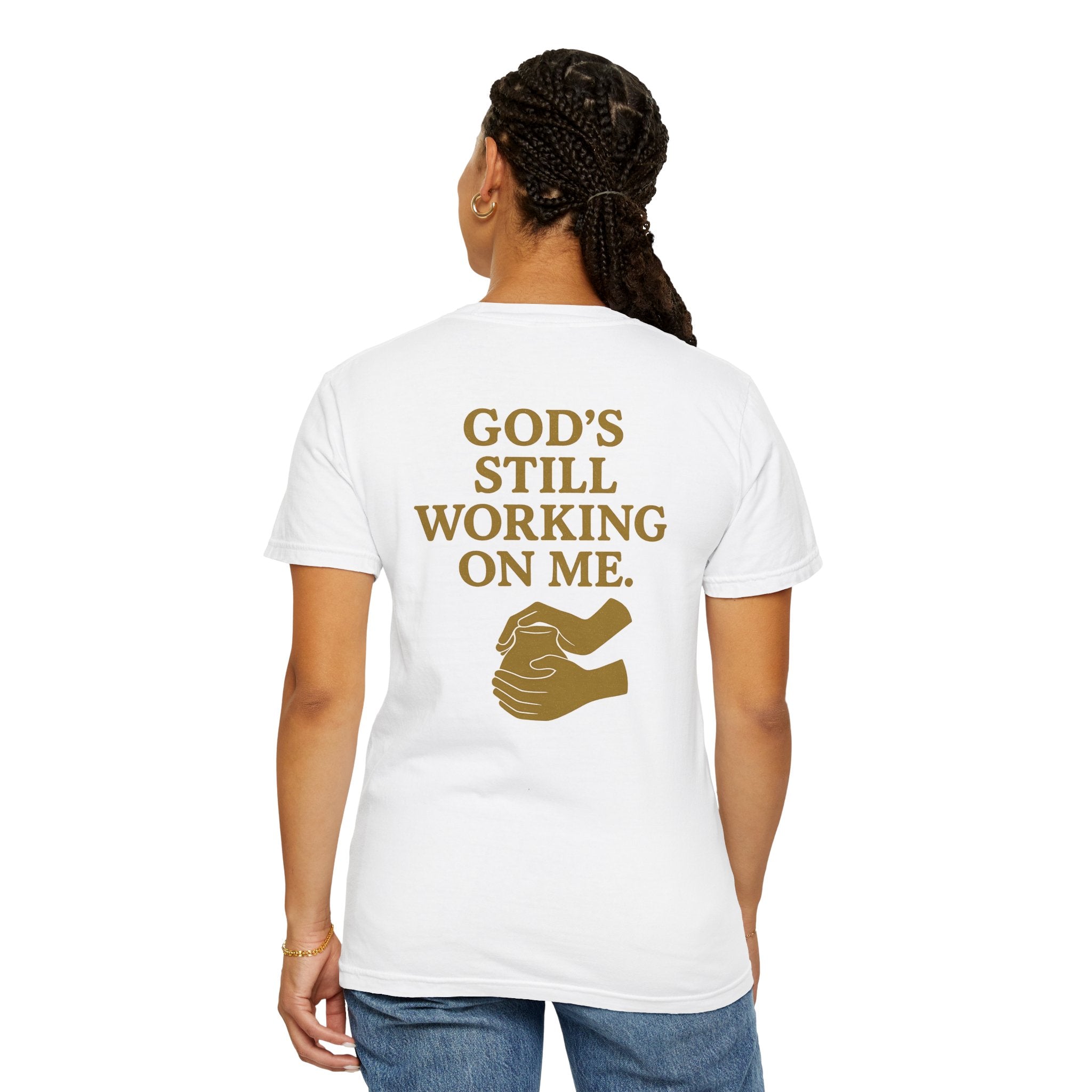 Christian T-Shirt | STILL "God's Still Working" | Inspirational Faith Tee | STILL Collection