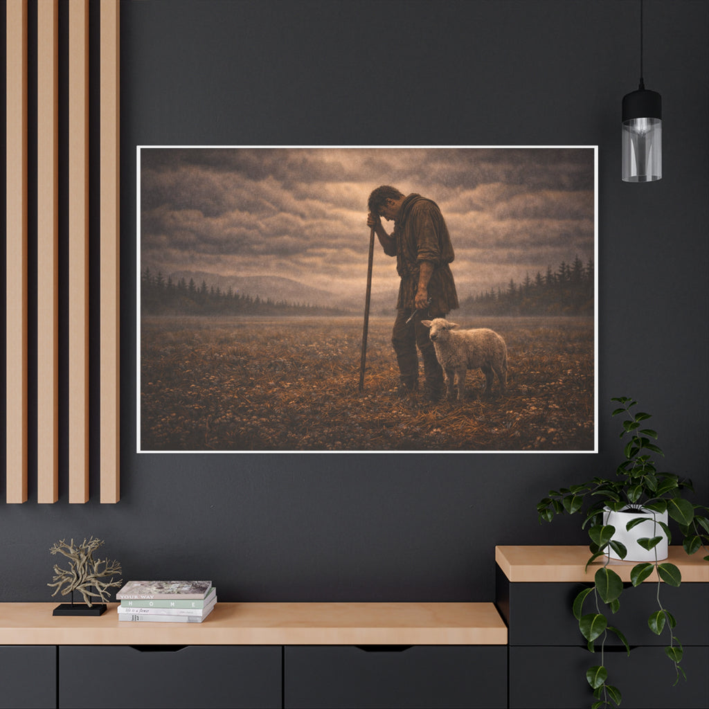 Stormy Meadow Wall Art | "The Weight" #4 of 12 | Inspirational Canvas Print | Fine Art