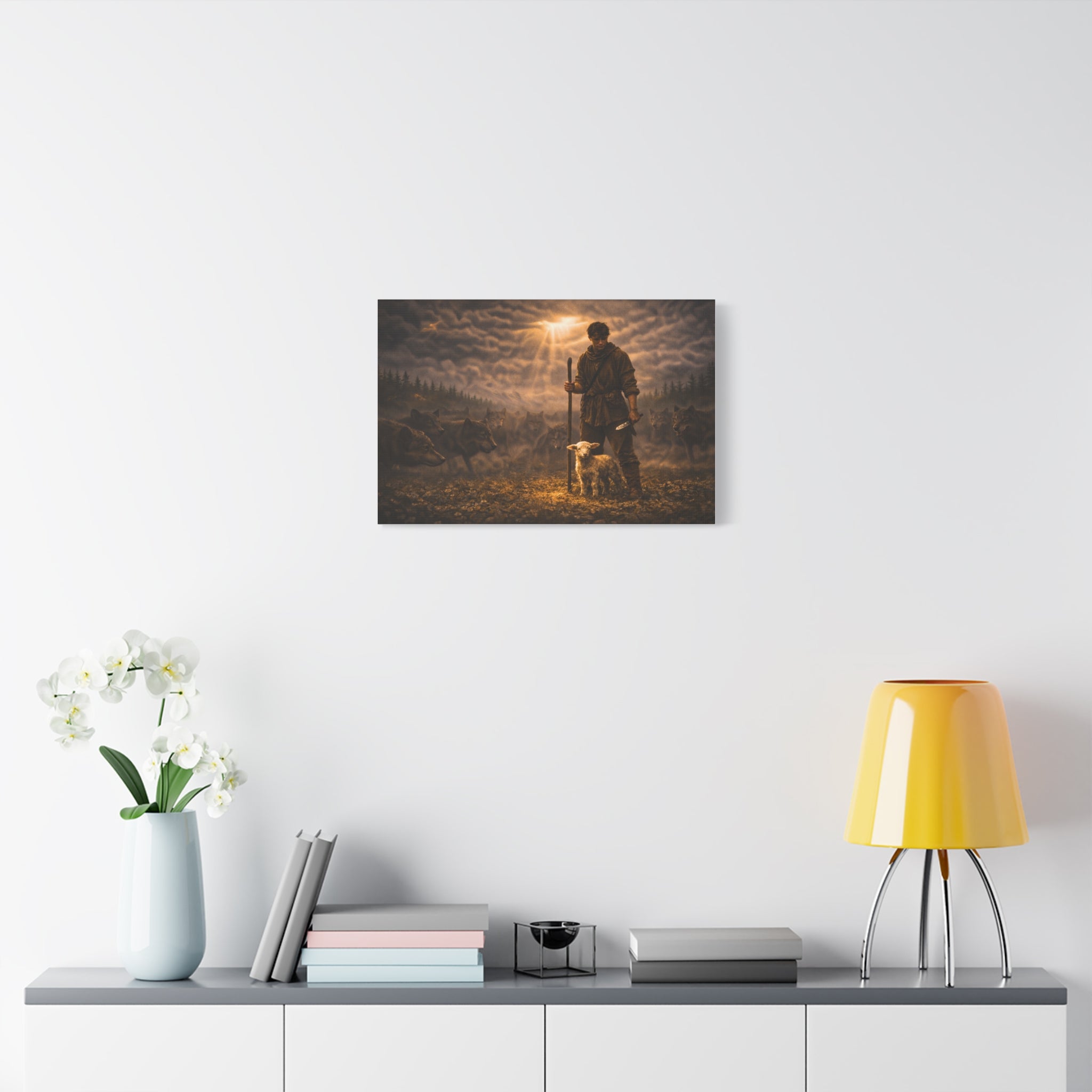 Stormy Meadow Wall Art | "The Stand" #3 of 12 | Motivational Canvas Print | Fine Art