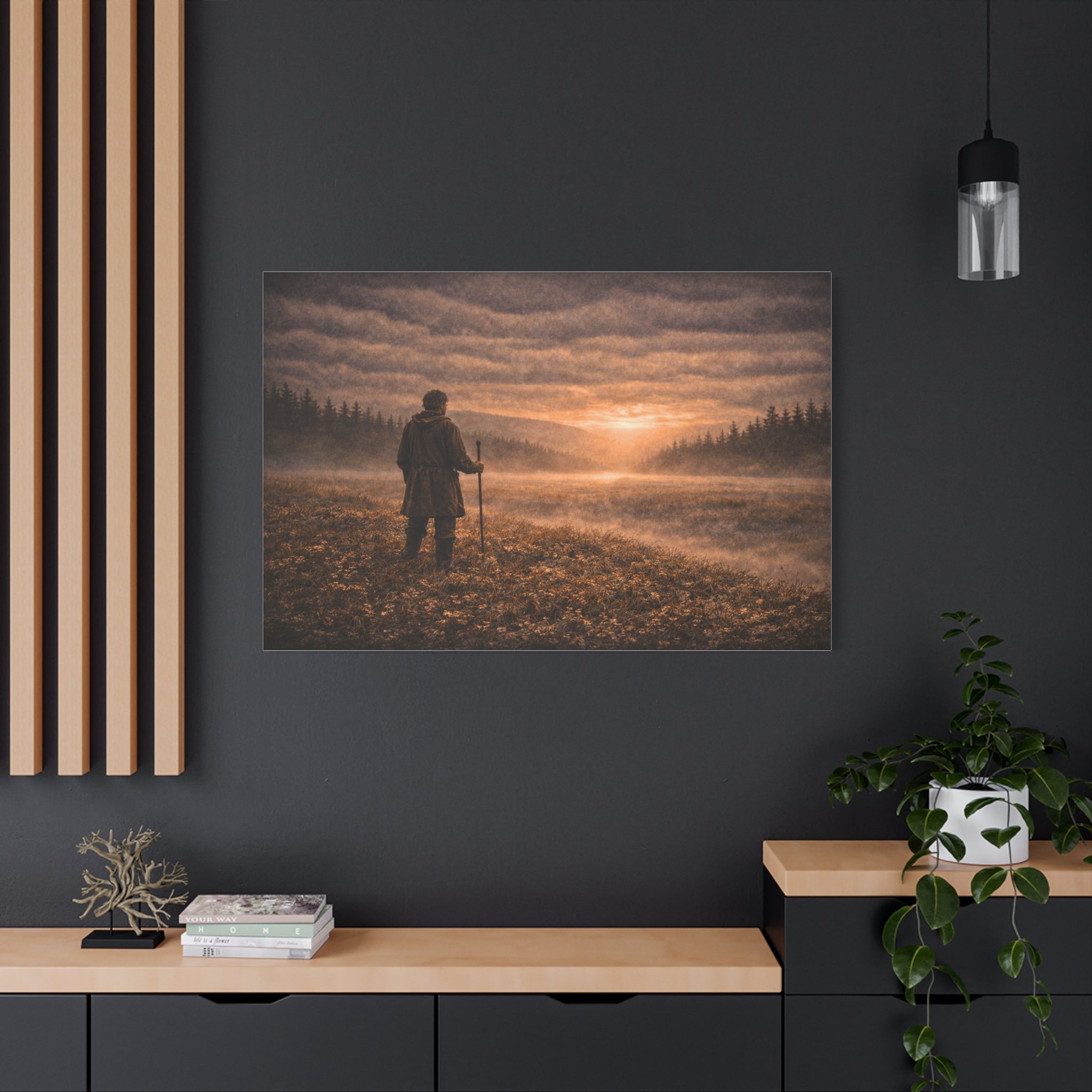 Stormy Meadow Wall Art | "The Turn" #5 of 12 | Cinematic Canvas Print | Fine Art