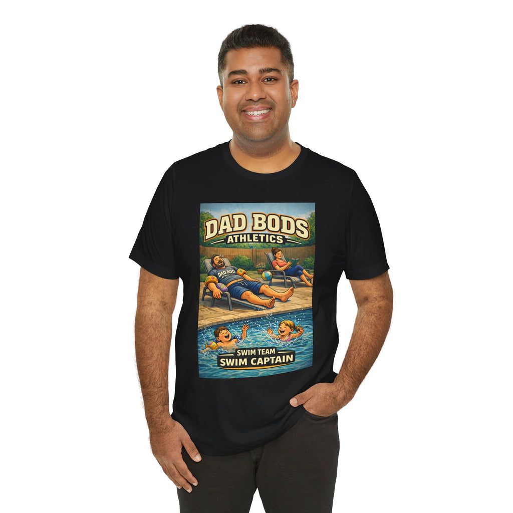 Funny Dad Shirt | Swim Captain | Dad Bods Athletics | Father's Day Gift for Dads