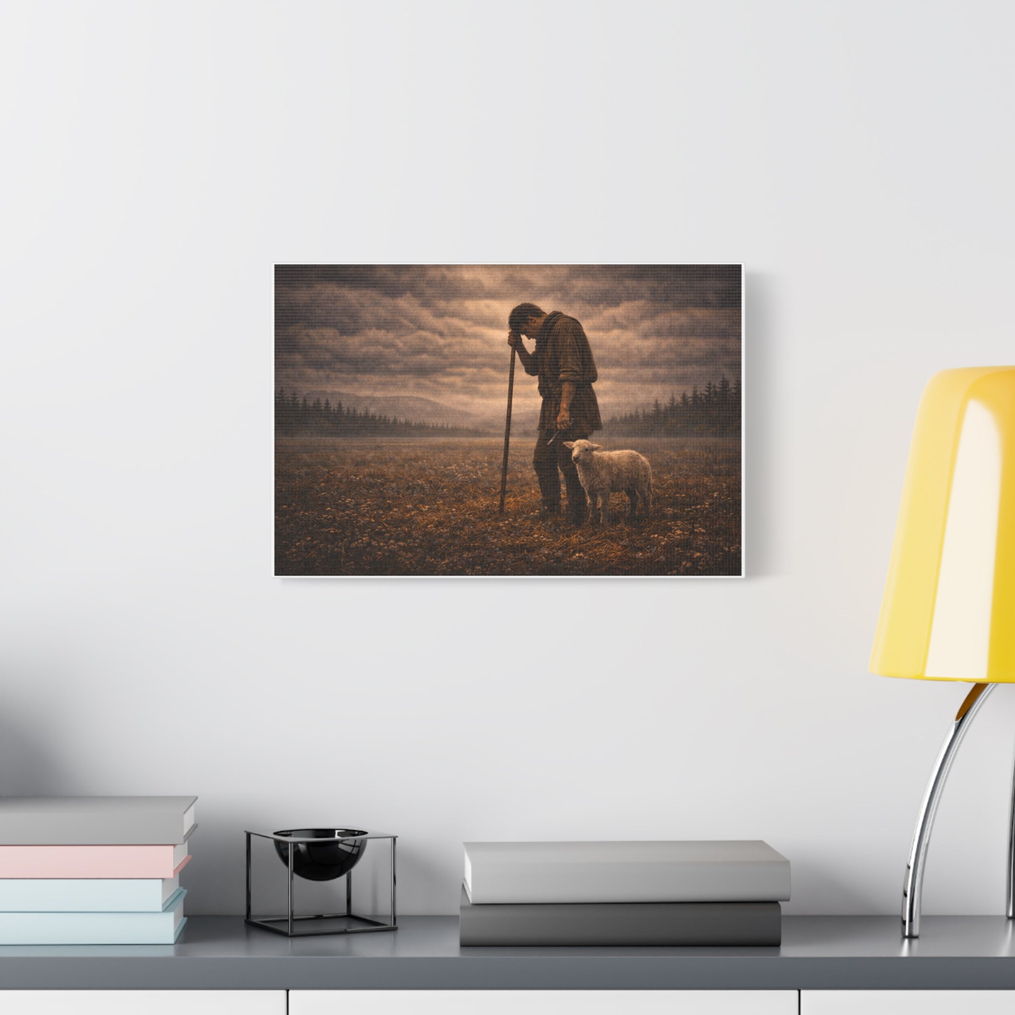 Stormy Meadow Wall Art | "The Weight" #4 of 12 | Inspirational Canvas Print | Fine Art