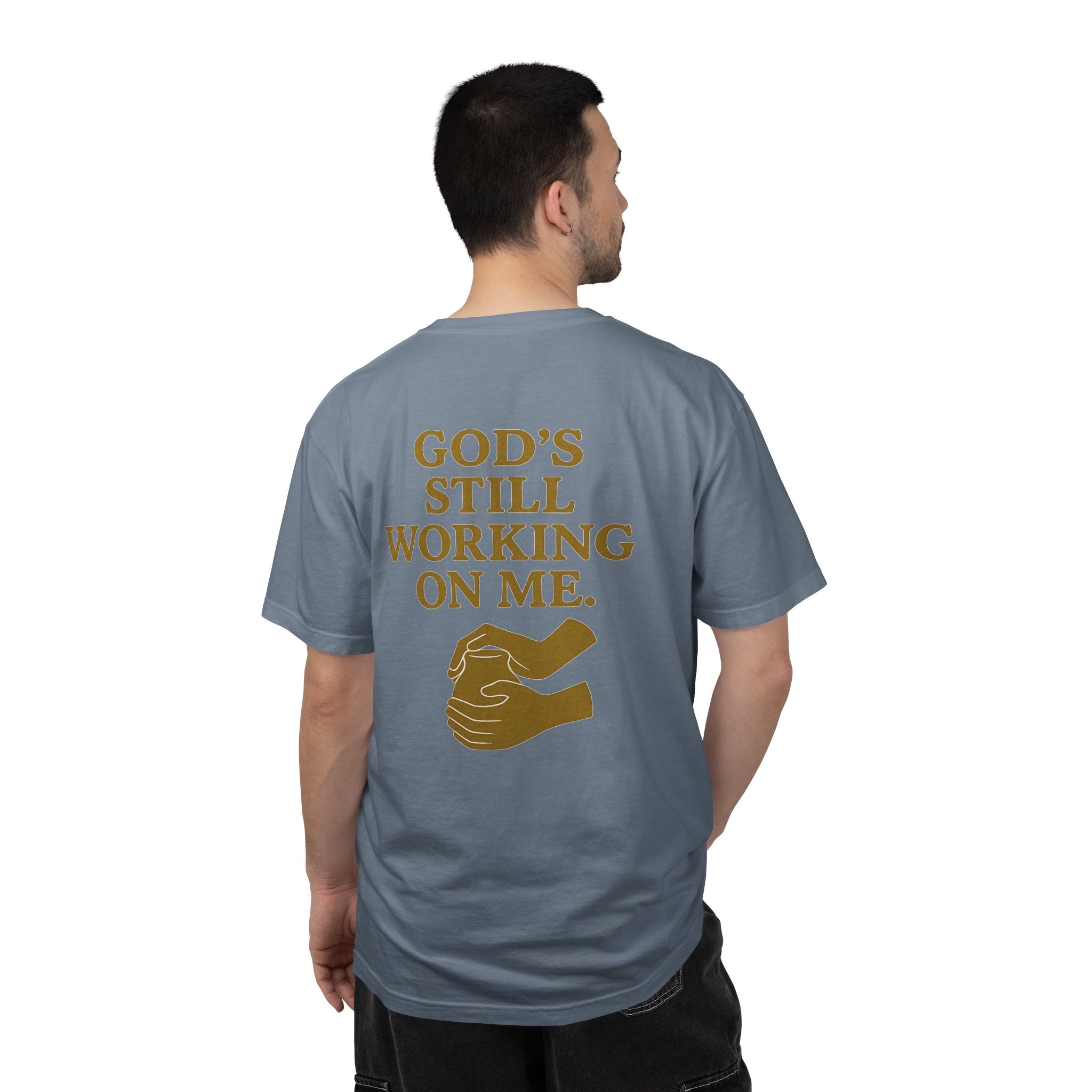 Christian T-Shirt | STILL "God's Still Working" | Inspirational Faith Tee | STILL Collection