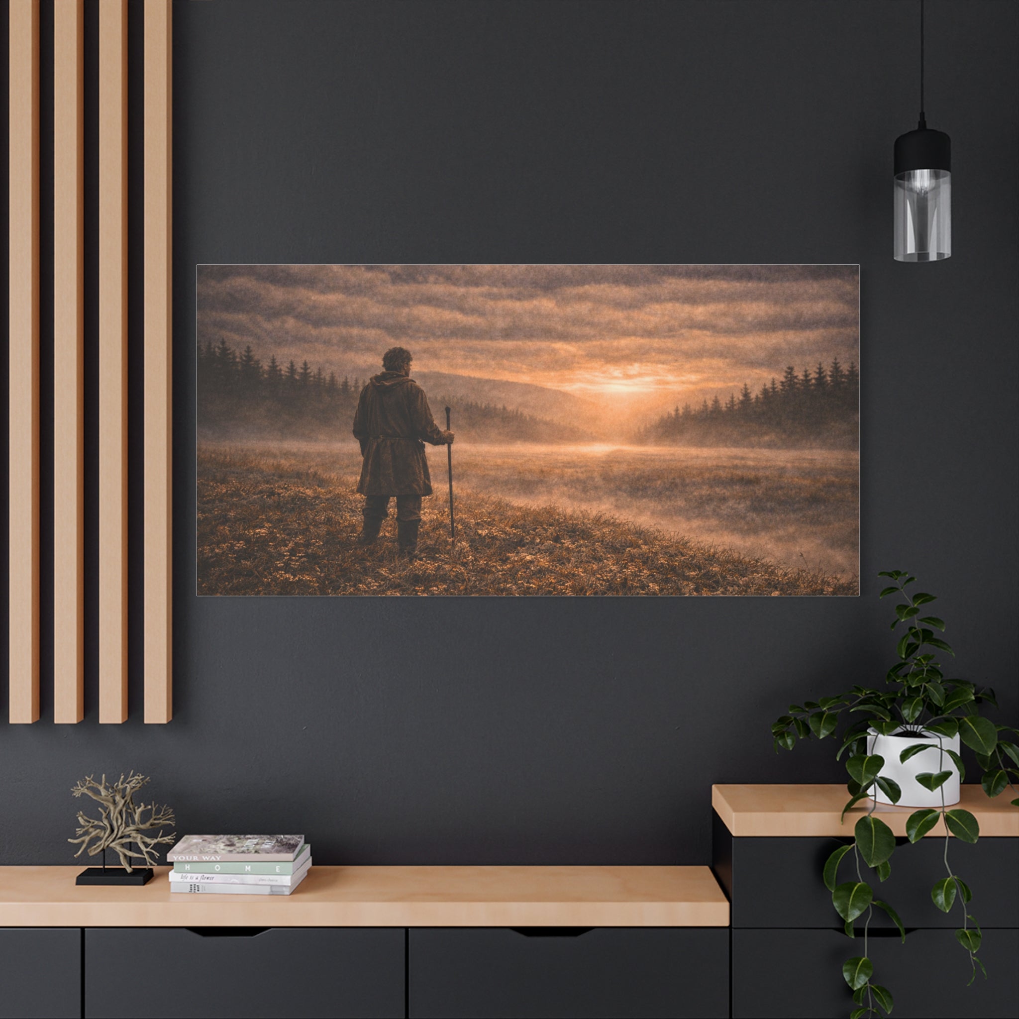 Stormy Meadow Wall Art | "The Turn" #5 of 12 | Cinematic Canvas Print | Fine Art