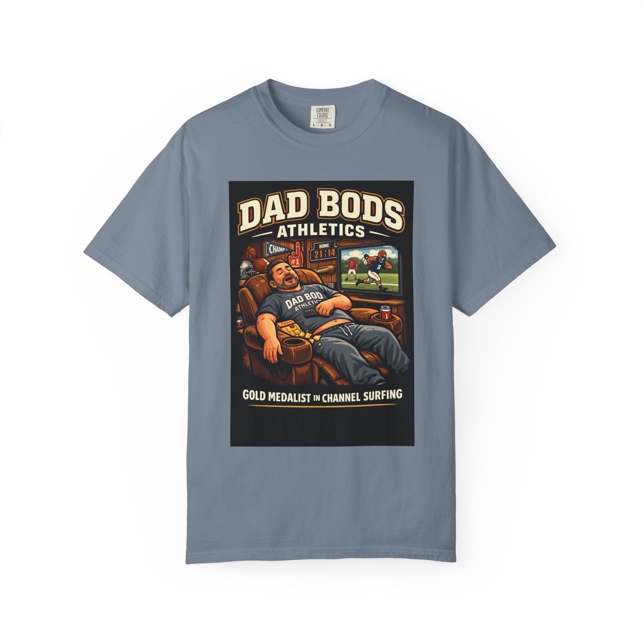 Funny Dad Shirt | Dad Bod Built by BBQ & Beer | Dad Bods Athletics | Father's Day Gift