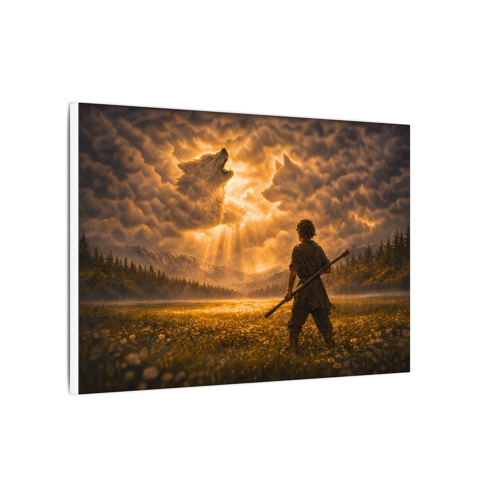 Stormy Meadow Wall Art | "The Omen" #2 of 12 | Cinematic Canvas Print | Fine Art