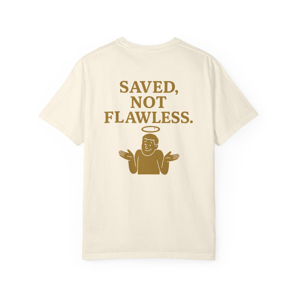 Christian T-Shirt | STILL "Saved Not Flawless" Men's | Faith Apparel | STILL Collection