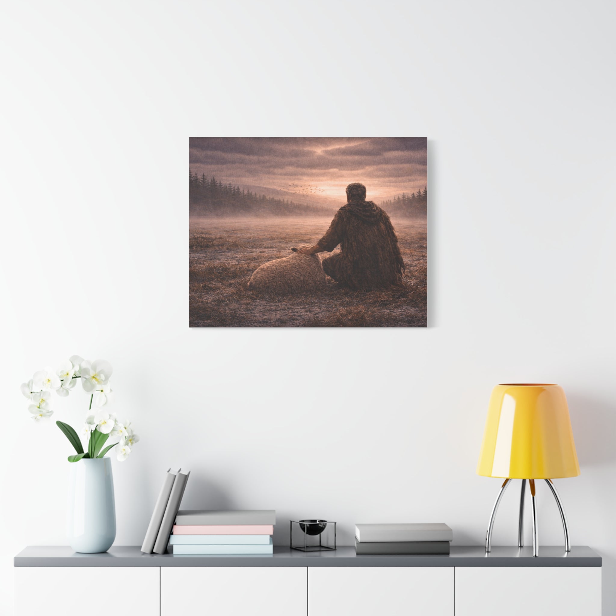 Stormy Meadow Wall Art | "Stillness" #7 of 12 | Inspirational Canvas Print | Fine Art