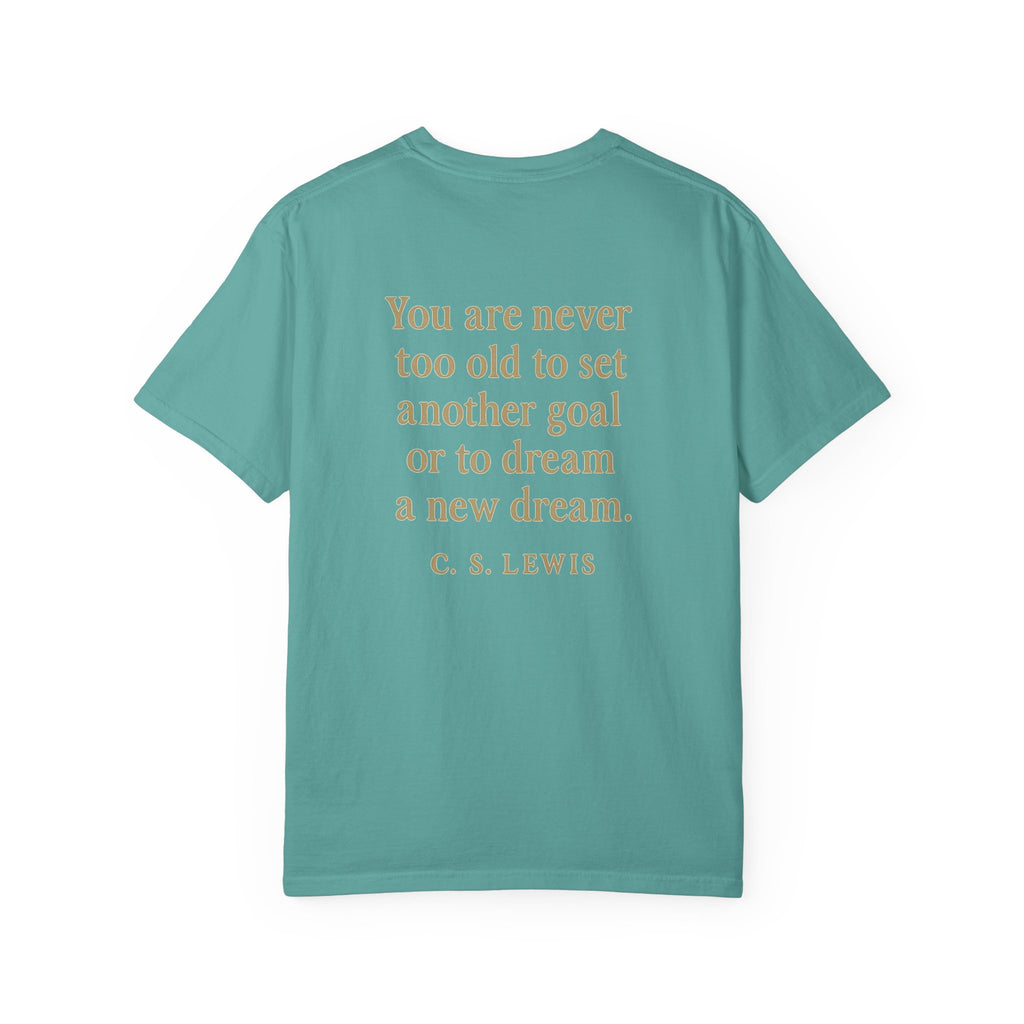 Christian T-Shirt | STILL "Never Too Old to Dream" | Inspirational Faith Tee | STILL Collection