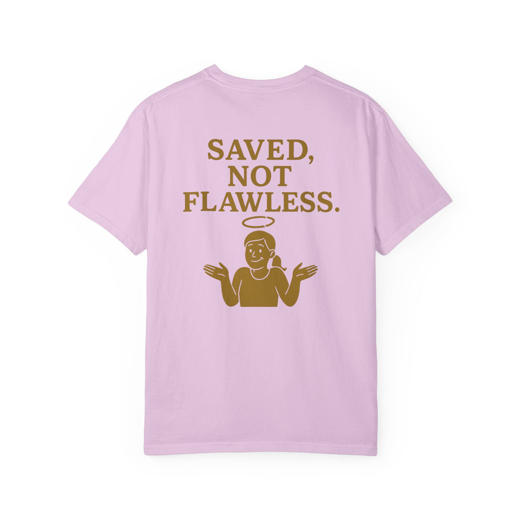 Christian T-Shirt | STILL "Saved Not Flawless" Women's | Faith Apparel | STILL Collection