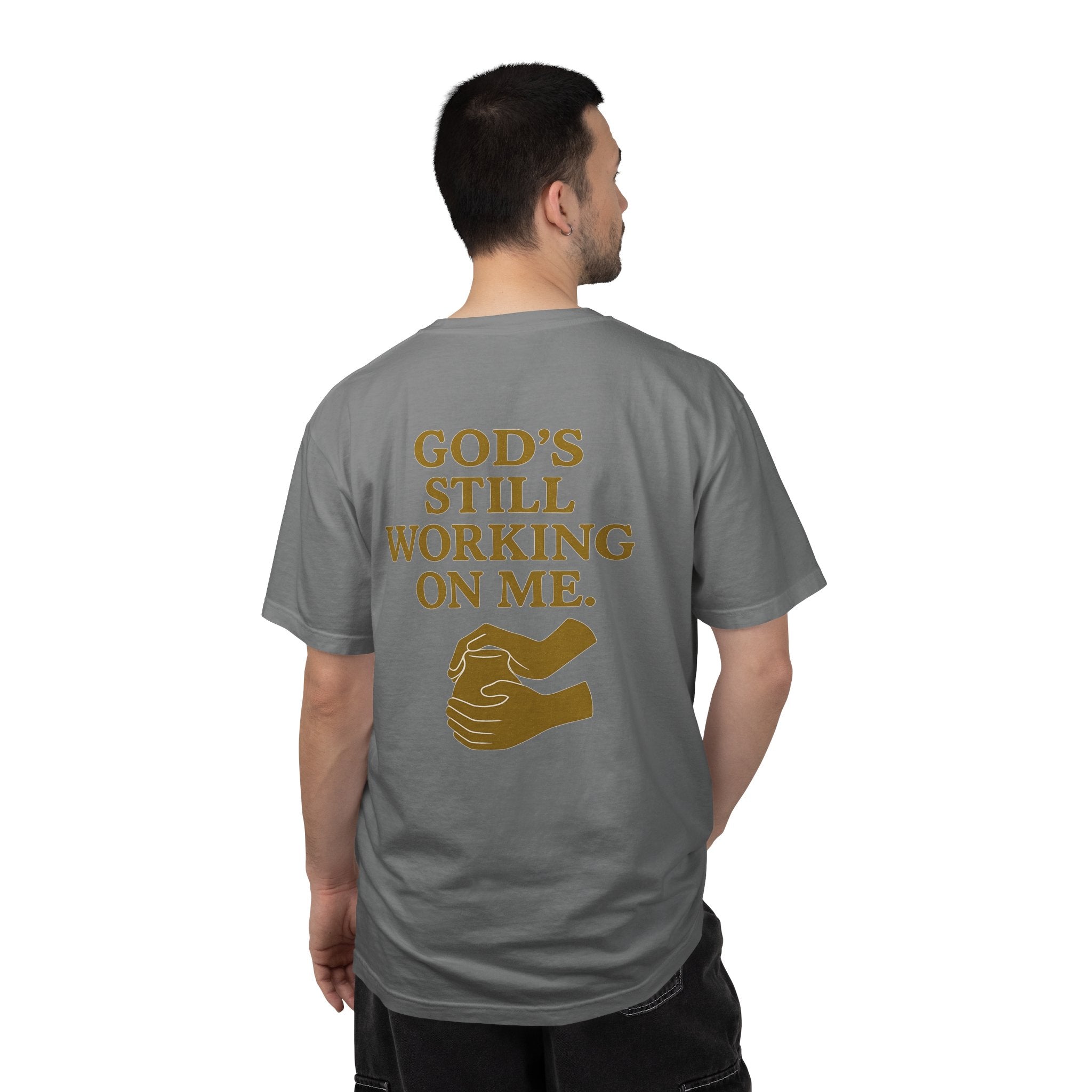 Christian T-Shirt | STILL "God's Still Working" | Inspirational Faith Tee | STILL Collection