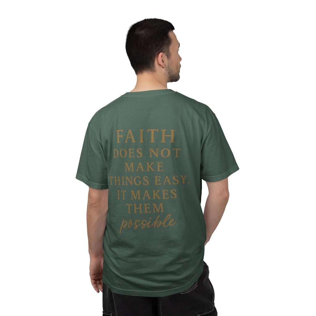 Christian T-Shirt | STILL "Faith Makes Things Possible" | Scripture Tee | STILL Collection