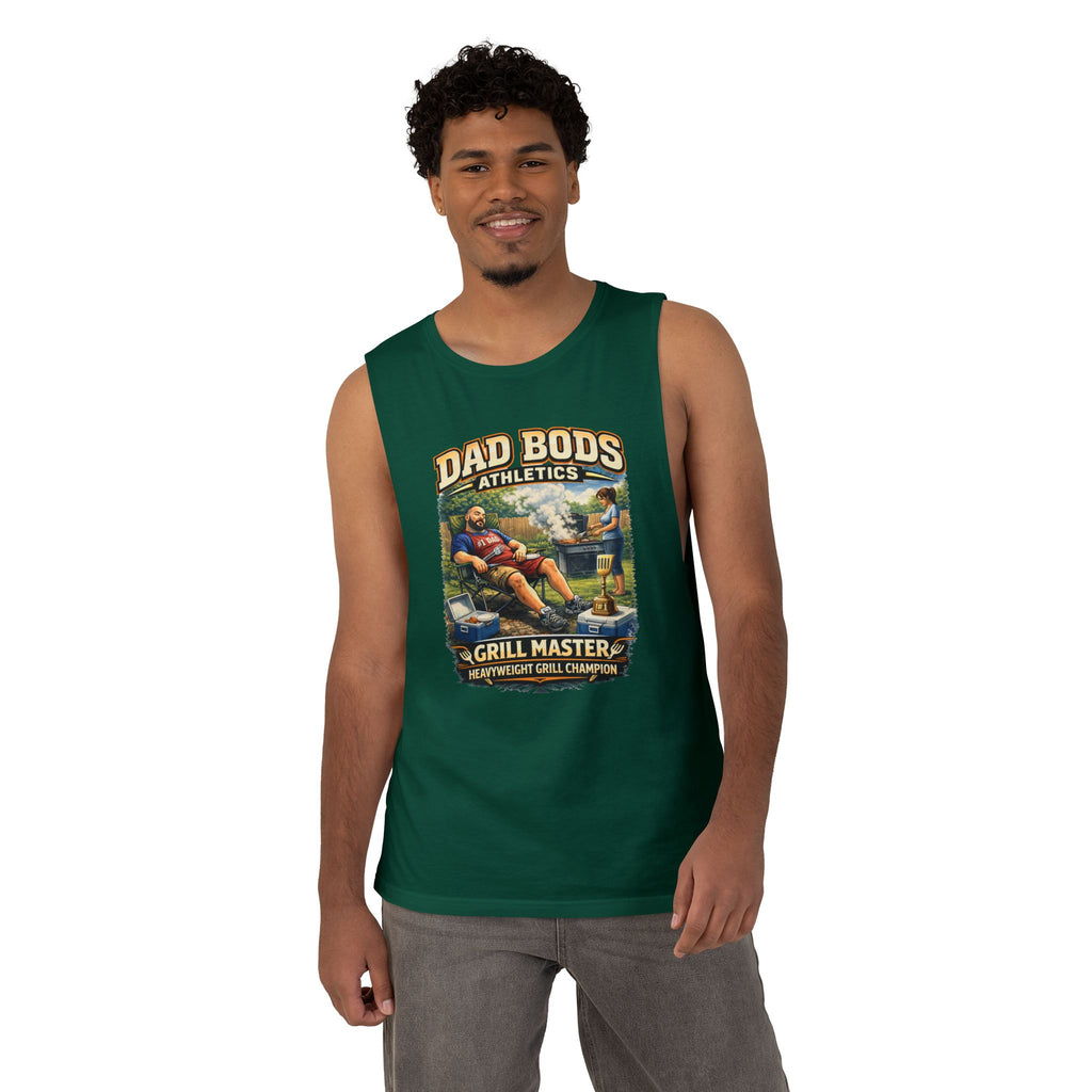 DBA Grill Champ (front ) Unisex Barnard Tank