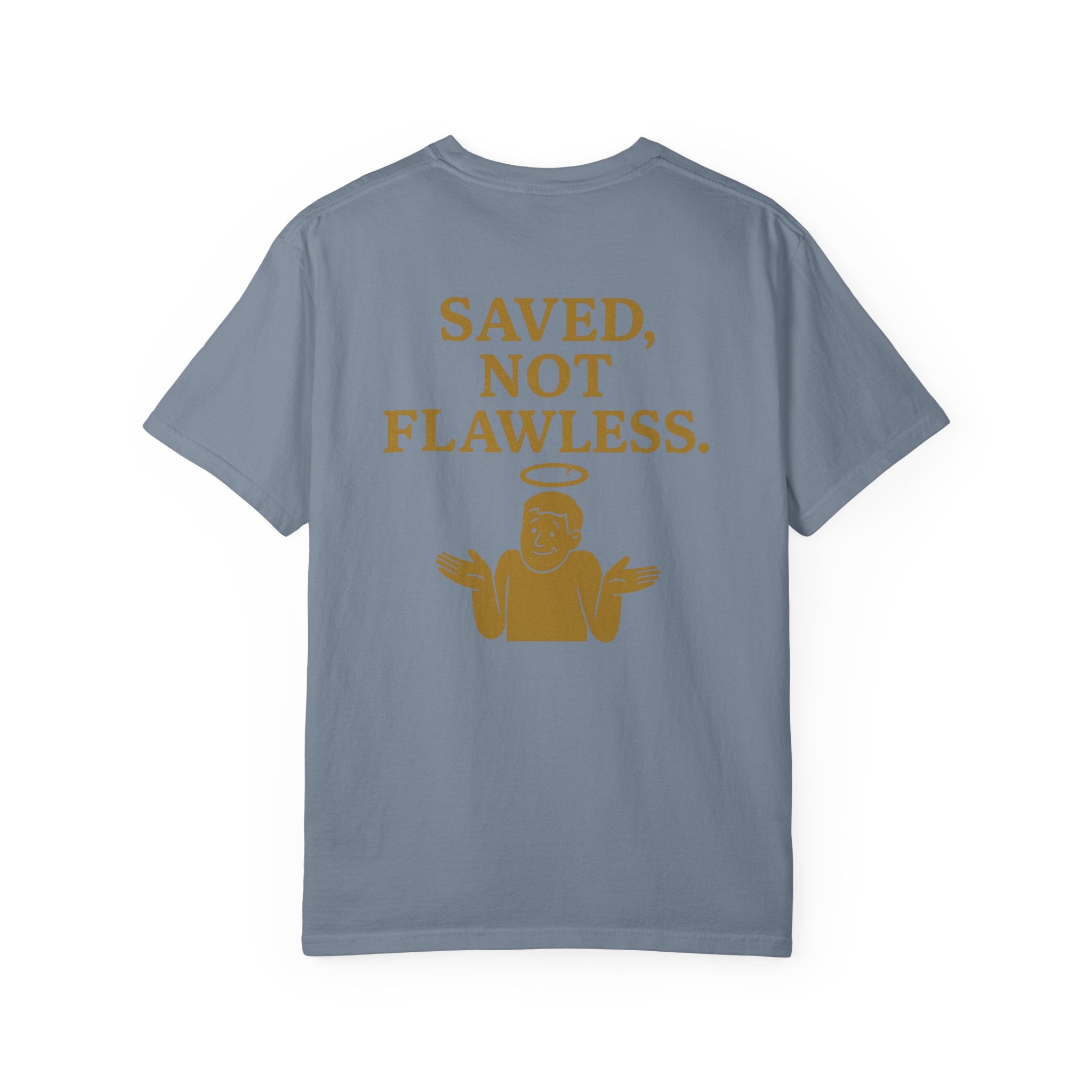 Christian T-Shirt | STILL "Saved Not Flawless" Men's | Faith Apparel | STILL Collection