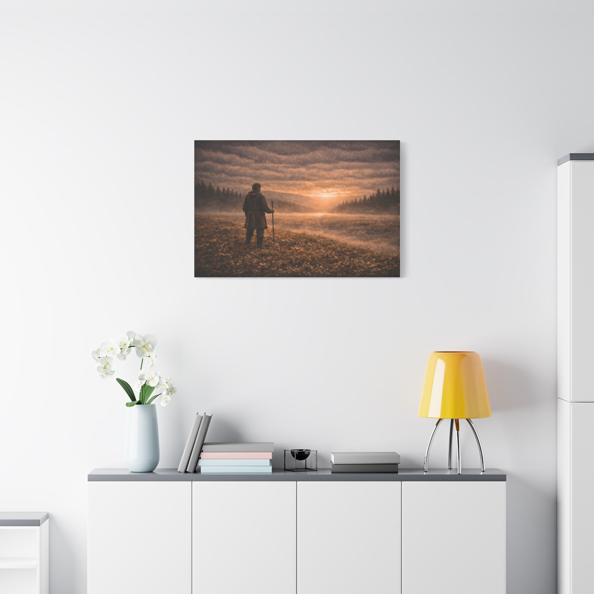 Stormy Meadow Wall Art | "The Turn" #5 of 12 | Cinematic Canvas Print | Fine Art